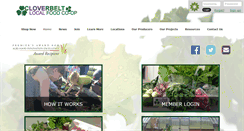 Desktop Screenshot of cloverbeltlocalfoodcoop.com